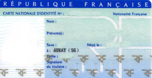 carte identité