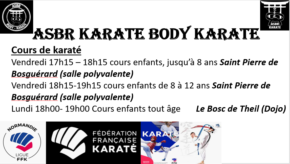 A.S.B.R. Karaté et body karaté Mairie de Bosroumois